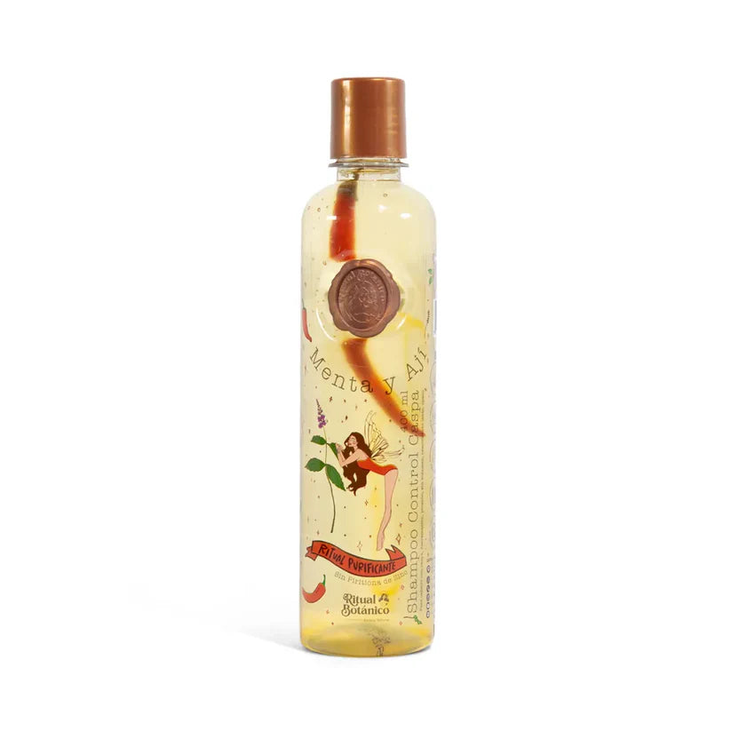 Shampoo control caspa con menta y ají ritual botánico 400ml